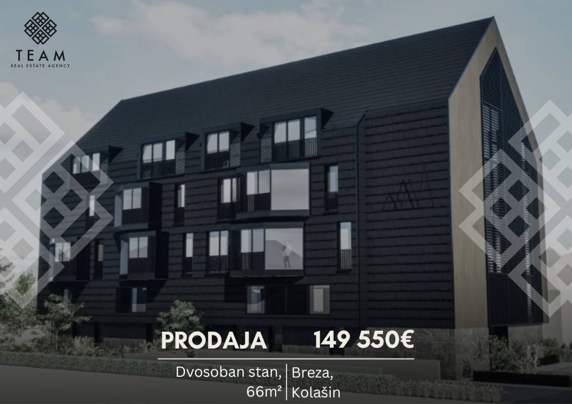 Kolašin, Breza, dvosoban stan 62m²
